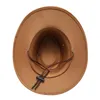 Cappelli a tesa larga per adulti casual solido estivo moda occidentale cappello da sole da cowboy berretto da viaggio glitter top per artigianato ultimo giro