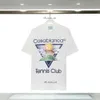 Casablanca T-Shirt Herrenhemd New Style Shirts 2024 Casa Blanca Herren T-Shirt Designer T-Shirts Casablanc Shirt Casaul T-Shirt US Größe S-3Xl Hochwertige Sommerhemden 702