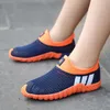 Çocuk İlkbahar/Yaz Spor ayakkabıları 2024 Erkekler Tek Örhul Konforlu Nefes Alabilir Ayakkabı Cuhk Çocukların Kayma Ayakkabıları L240307