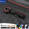 For MINI Cooper Key Case for Car Cover F54 F55 F56 F60 One D S KeyChain Union Jack Bulldog JCW Protecter Car Styling Accessories 2202p