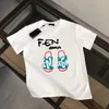 Camisetas masculinas Tees Polos Pescoço redondo bordado e impresso estilo polar desgaste de verão com rua puro algodão FD camiseta oversized athleisure 32FD232