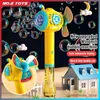 Sand Play Water Fun Fully Automatic Bubble Blowing Machine Childrens Handheld Windmill Soap Bubble Stick Summer Game Childrens Toys for Kids Gifts