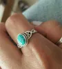 Bröllopsringar Natural Antique Bride Engagement Vintage Ring Band Gift Promise Jewelry4767245