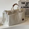 Umhängetaschen für Damen, stilvoll, große Kapazität, einfache Umhängetasche, verstellbarer Riemen, schicke Handtasche mit mehreren Taschen, Nylon