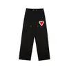 Pantaloni della tuta designer pantaloni di alta qualità da ricamo a forma di cuore a forma di cuore pantaloni nuovi pantaloni di moda uomini donne pantaloncini per pantaloni per pantaloni casual