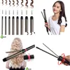 Lockenstäbe Professionelle Haar-Lockenwickler Rotierender Eisenstab mit Turmalin-Keramik Anti-Verbrühung Insated Tip Waver Maker Styling-Werkzeug DHD0A