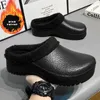 Pantofole Coppie Uomo Scarpe da giardino Donna Prova dell'acqua Chef Comodo sandalo per lavoratori di animali domestici Stivali da pesca all'aperto