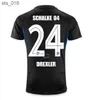 Koszulki piłkarskie 2024 Schalke Sponsor Home Kutucu Schopf Serdar Ozan Mascarell Terodde Zalazar Bulter Pieringer Drexler Lee Flick Football Shirtsh240307