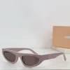 Designer retro okulary przeciwsłoneczne kwadratowe prostokątne okulary przeciwsłoneczne Mu07 Women z małą twarzą, którą należy zagłębiać oszałamiające gogle
