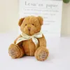 2024 18 cm Pchane zwierzęta Teddy Bear Doll Kawaii Plushie Patch Bear Plush Toys Birthday Christmas Prezent dla dzieci