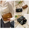 Lingge Chain Women Women's Lands New Summer Instagram Bag One Counter Bag Crossbody Small Square Bag