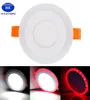 2016 En Yeni LED RGB Downlights Gömme Tavan Işıkları 6W 9W 18W 24W LED DÜŞÜK IŞIKLAR RGBWHITE Renkleri AC 85265V2412737