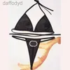 Damen-Bademode, Designer-Bikinioberteil, Damen-Bademode, Strass-Bikini-Set, Schnür-Badeanzug, sexy Kristall-Designer-G-String, verstellbare Unterwäsche für Damen, 240307