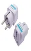 100 PCSLOT Universal 2 Pin AC Power Electrical Plug -adapter Converter Travel Power Charger Ukusau till EU Plug -adapter Socket8195542