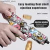 Sable Jouer Eau Amusant Glock M1911 Graffiti Jouets Pistolet Shell Éjection Pistolet Airsoft Balle Molle Pour Garçons Filles Sports De Plein Air CS Pistolet De Tir Q240307