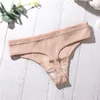 Kadın Panties Dikişsiz Kadın Bayanlar Şeritli Pamuk Tanga Basit Düşük Bel Bikini Kılavuzu Spor iç çamaşırı iç çamaşırı iç çamaşırı