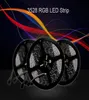 Ledstrips Licht SMD 3528 Waterdicht 300 Leds 5M RGB Flexibel Led-tapelicht met afstandsbediening en 5A 12V-voeding 5MSet 4042705