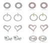 2021 orecchini a bottone in argento sterling 925 con zirconi lnfiniti per gli orecchini originali che fanno fascino gioielli fai da te per le donne regalo2463016