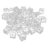 Vases 50pcs Clear Decorative Cubes Display Pography Props For Vase Fillers Wedding Centerpiece Home Decoration