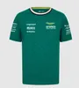 Kinderen Heren T-shirts Aston Martin Amerika Jersey T-shirt AMF1 23 24 25 Officiële Heren Fernando Alonso T-shirt Formule 1 Racing Suit F1 Shirt MOTO Motorcyc Tees 0228H23