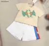 New kids tracksuits Multi color optional baby T-shirt set Size 100-160 CM two-piece set Candy pattern printing boys t shirt and shorts 24Mar