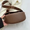 Shoulder Bags Small Leather Saddle Armpit For Women 2024 Summer Chain Crossbody Bag Ladies Vintage Underarm Handbags Bolsa