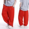 Sweatpants New Fashion Hiphop Joggers Men Casual Wide Leg Trousers Steetwear Dance Track Pants Loose Baggy Sweatpants Clothing