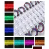 Moduły LED 20pcsString 3 LED 5050 SMD Tryb RGB Wodoodporny pasek lampy lekkiej DC 12V reklamuj 400pcs4492238 Lights dostarczania Lighti Dhrl1