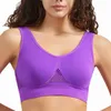 Roupa de yoga feminina sutiãs esportivos fitness ginásio correndo roupa interior à prova de choque sutiã 5xl plus size colheita superior respirável sem costura roupas de malha