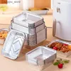 Bento-Boxen, Einweg-Lebensmittelbehälter zum Mitnehmen, mit Tabletts und Abdeckungen aus Aluminiumfolie, Lunchboxen aus Aluminiumfolie, Küchen- und Kochzubehör, L240307