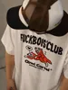 Hommes et femmes classique imprimé chien volant pour t-shirt surdimensionné Streetwear Harajuku Anime vêtements été manches courtes en vrac 240223