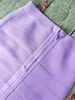 Beaukey Summer Quality Lavender Bandage kjolar Summer Autumn Women Purple High midja tät klänning Bodycon XL Pencil Vestidos 240307