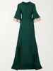 Party Jurken Yeezzi Elegante Half Uitlopende Mouwen Avond Maxi Gewaad Kaftan Vestidos Voor Saudi Arabië Dubai Moslim Vrouwen 2024