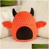 Stuffed Plush Animals Halloween Pumpkin Throw Pillows Funny Bat P Toy Removable Cute Cartoon Imp Birthday Gift Drop Delivery Toys G Dhan9
