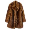 Autumn And Winter New Women's Fur Imitation Fox Hair Mid Length Coat Thickened Warm Windbreaker Large 583951