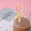 Butterfly Shaped Tea Cup Spoon Stainless Steel Cake Dessert Scoop Heart Shape Coffee Stirring Spoons Gold Milk Mixing Scoops Taza De Te En Forma De Mariposa