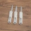 G3102 av högsta kvalitet Auto Tactical Knife D2 Stone Wash Blade CNC Silver Aviation Aluminium Handle Outdoor Camping Handing EDC Pocket Knives With Repair Tool