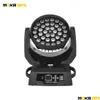 Moving Head Lights 36x18 Zoom Wash Moving Head Light LED RGBWAADDUV 6 I 1 SHEAM ROTATING DMX512 Sound Control Fast Cooling Professional DHQIV