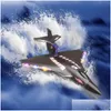 Electric/Rc Aircraft Rc Plane Foam Waterland And Air Raptor Waterproof Brushless Motor Fixed Wing Gliding Electric Model Drone Boy To Dhb9E