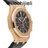 Relógio masculino AudemsPiguts APs Fábrica Movimento Automático Top Quality Abbey Royal Oak assinado pessoalmente Rose Gold Mens Watch 26320OR OO D002CR.01