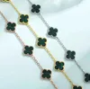 Charm Bracelets 럭셔리 밴 클로버 남성용 밴 클로버 여성 디자이너 보석 뱅글 남성 다이아몬드 남성 디자이너를위한 디자이너