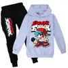 Ensembles de vêtements enfants vendredi soir Funkin sweat à capuche pour enfants ensemble filles sweat-shirt impression enfant en bas âge printemps manteau décontracté garçons adolescents