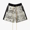 Herenshorts Designershorts Klassieke mode Amerikaanse trendy strandzwemshorts Broek met cashewbloemlogo en patroon