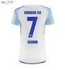 Soccer Jerseys 2024 Schalke Home sponsor Kutucu Schopf Serdar Ozan Mascarell TERODDE ZALAZAR BULTER PIERINGER DREXLER LEE FLICK Football ShirtsH240307
