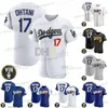 لوس أنجلوس 17 Shohei Ohtani Dodgers Jerseys Vin Scully Patch Ohtani City Connect Jersey Dodger Ohtani Gold Baseball Jersey Men Women Lady Youth Kid Baby Toddler