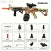 Gun Toys Crystal Bomb AKM Automatisk M416 Electric Burst M Childrens Chicken Toy QBZ Assault Rifle Water Bomb Toy Gun YQ240307