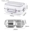 Bento Boxes 2 in 1 Car Home Electric Lunch Box 220V 12V 24V EU Plug Heating Food Warmer Heater Container Portable Office Travel Set L240307