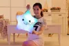 Colorful LED Flash Light five star Doll Animals Toys Size 40cm lighting Children Christmas Gift Stuffed Plush toy 240307