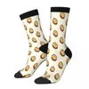 Chaussettes pour hommes Star Sprinkle Cookie Dessert Mâle Hommes Femmes Bas d'hiver Polyester