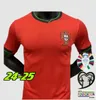 24 Euro Cup Soccer Ronaldo JOAO FELIX Portuguese Jerseys RUBEN NEVES DIOGO PORTUGIESER Portugal Football Shirt Team Men Kids Kit